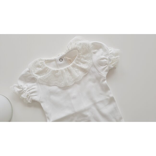 Laivicar Body Julia korte mouw ivoor