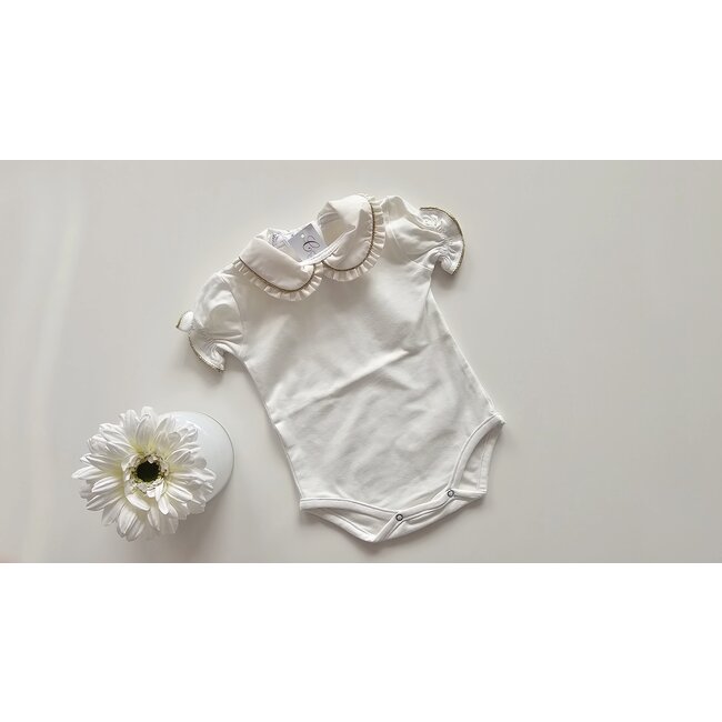 Cordel Body Nita met Peterpankraagje korte mouw