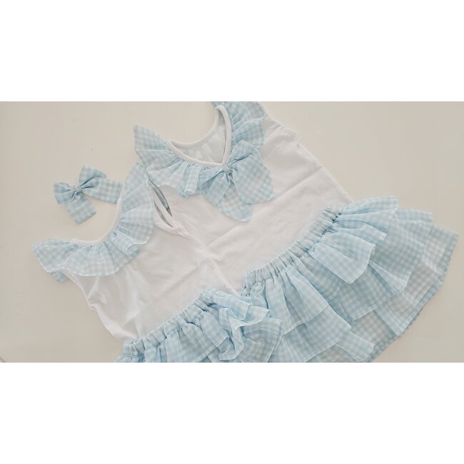 C by Lou Exclusive Bloomer Cilou blauw chiffon