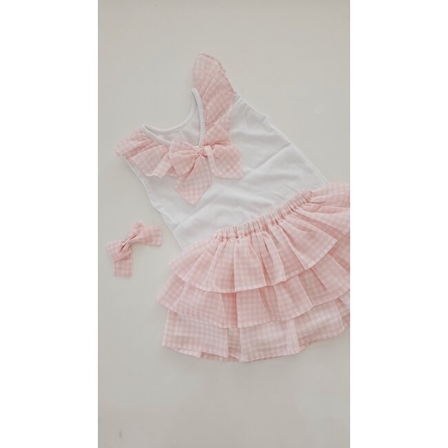 C by Lou Exclusive T-shirt Cilou roze chiffon