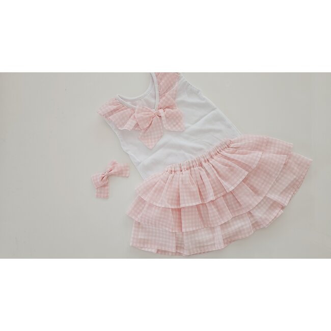 C by Lou Exclusive T-shirt Cilou roze chiffon