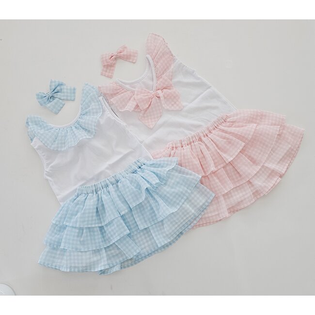 C by Lou Exclusive T-shirt Cilou roze chiffon