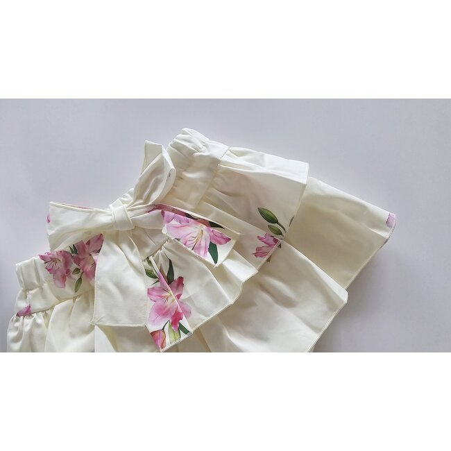 Shortrokje Fleur geel