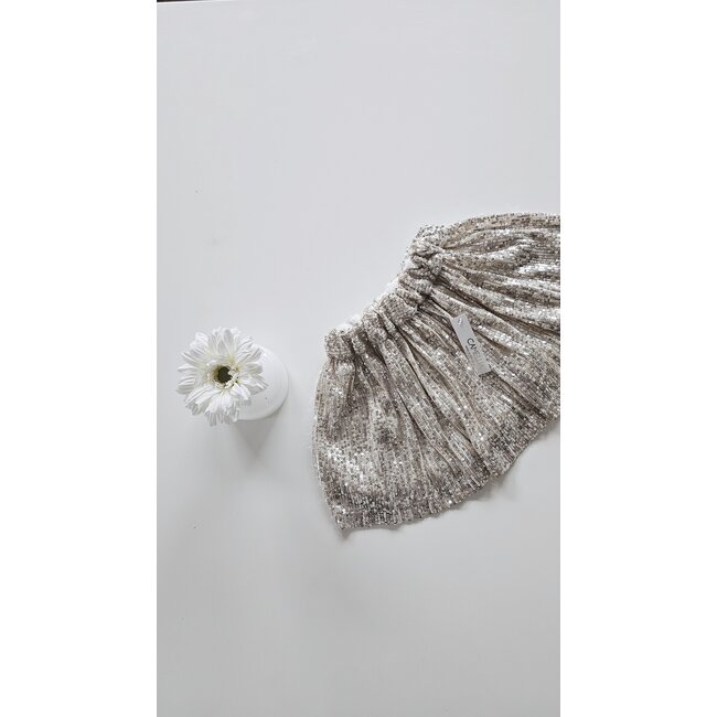 Camellia boutique Rokje Sparkle goud