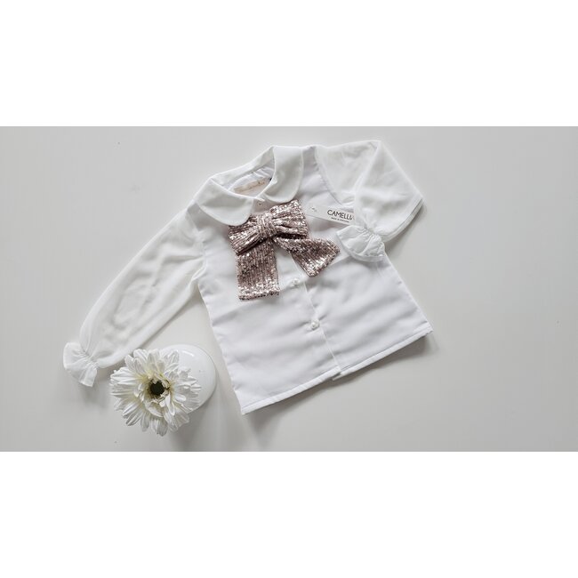 Camellia boutique Blouse Sparkle roze