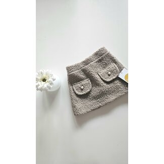 Puro Mimo Rokje Gisele beige bruin