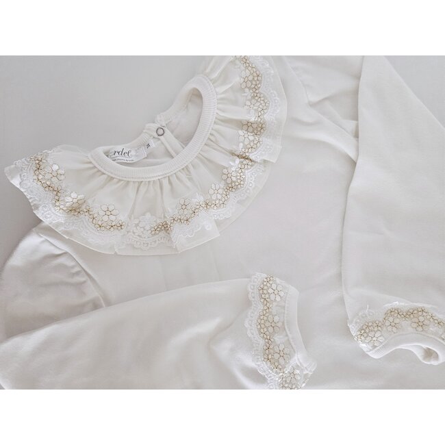 Cordel T-shirt Lita lange mouw ivoor