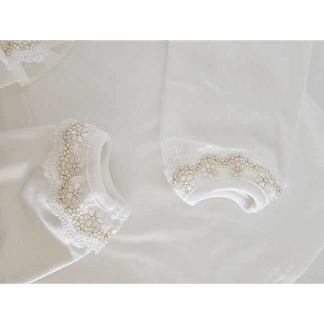 Cordel T-shirt Lita lange mouw ivoor