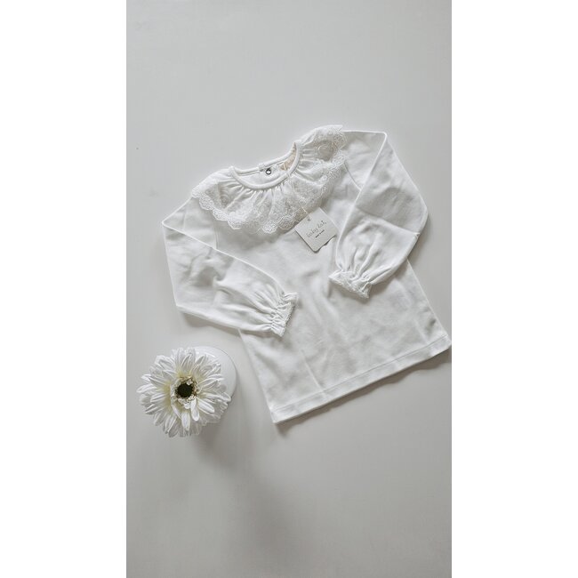 Laivicar T-shirt Rosita lange mouw ivoor