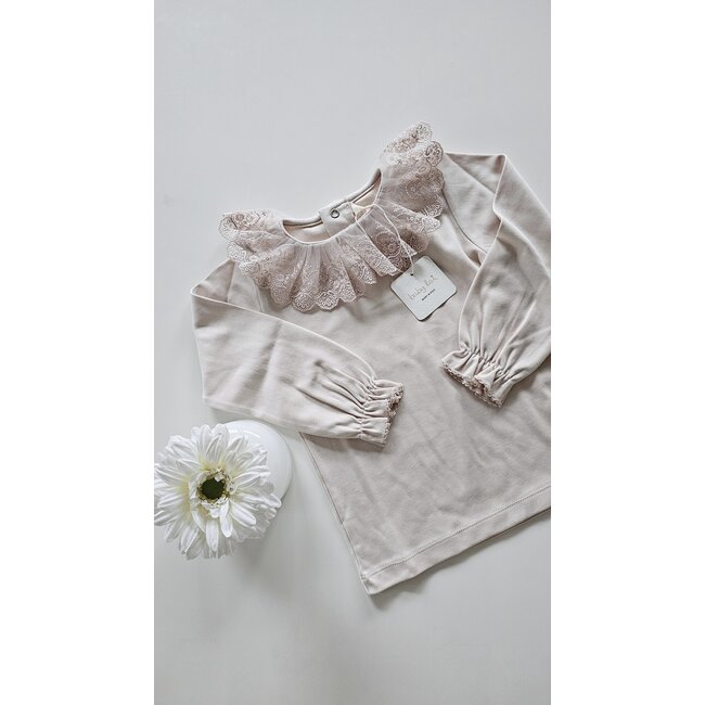 Laivicar T-shirt Rosita lange mouw beige