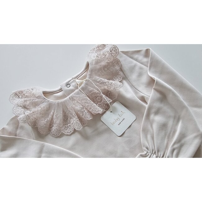 Laivicar T-shirt Rosita lange mouw beige