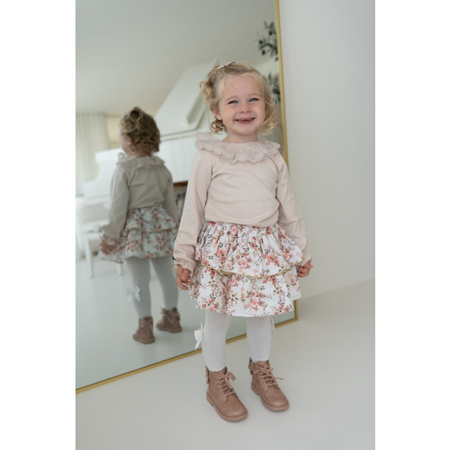 Laivicar T-shirt Rosita lange mouw beige
