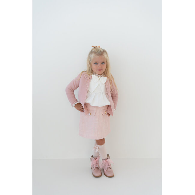 Mac ilusión Cardigan Marta Vintage roze