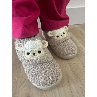 Igor  Pantoffels beige schaapje