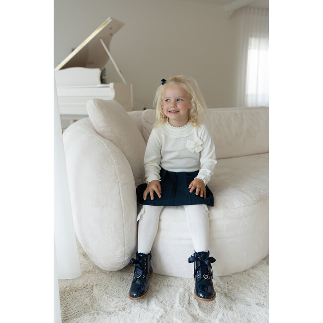 Andanines Laarsjes Amber blauw