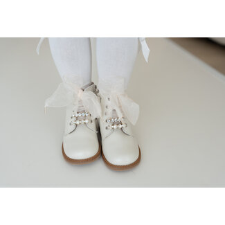 Andanines Laarsjes Amira parelmoer beige