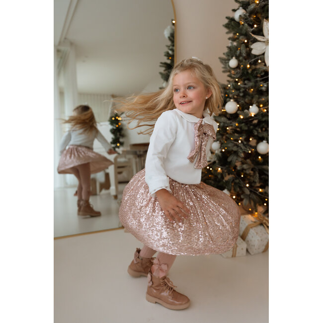 Camellia boutique Rokje Sparkle roze