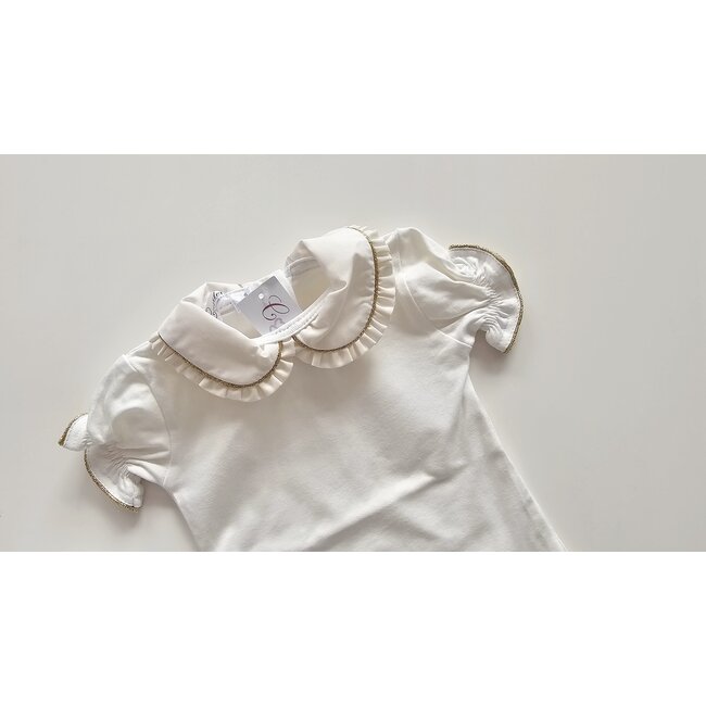 Cordel Body Nita met Peterpankraagje korte mouw