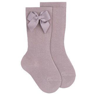 Cóndor Kniekous met strik MAUVE