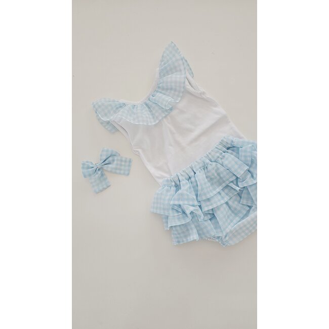 C by Lou Exclusive Body Cilou blauw chiffon