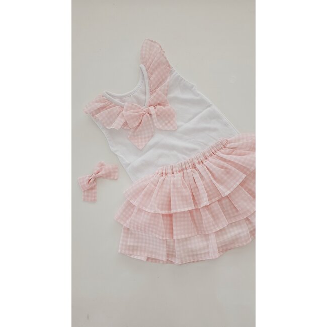 C by Lou Exclusive T-shirt Cilou roze chiffon