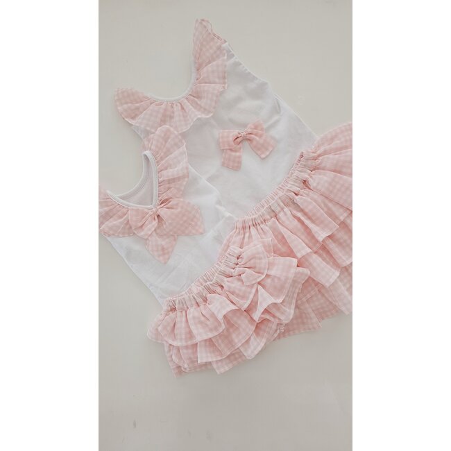 C by Lou Exclusive Bloomer Cilou roze chiffon