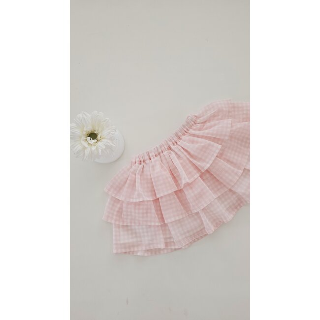 C by Lou Exclusive Rokje Cilou roze chiffon