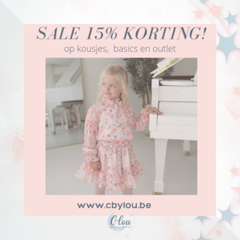 15% Korting op basics, exclusives en outlet