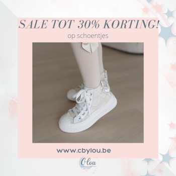 Tot 30% korting op schoentjes