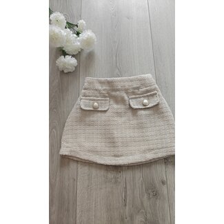 Be Chic Rokje Alena beige