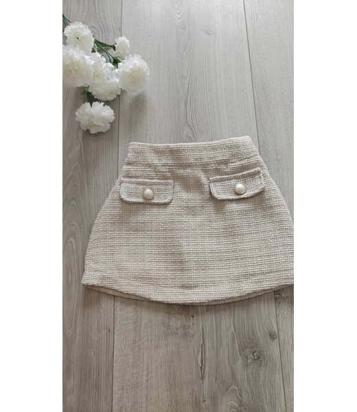 Be Chic Rokje Alena beige