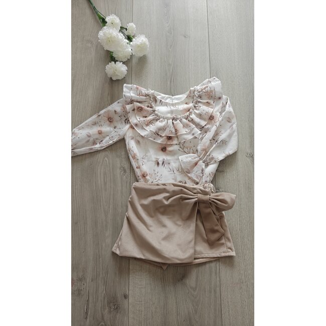 Be Chic Shortrokje Noélie beige