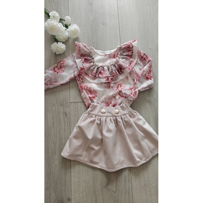 Be Chic Rokje Eliora roze