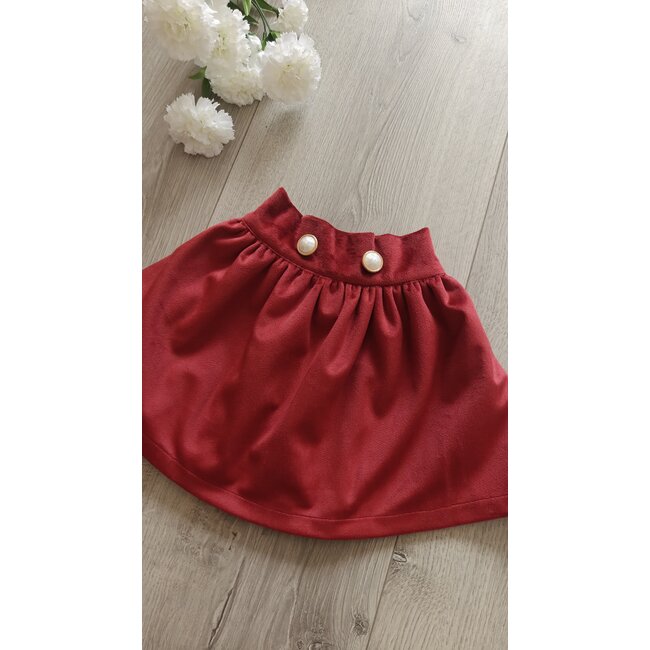 Be Chic Rokje Eliora rood