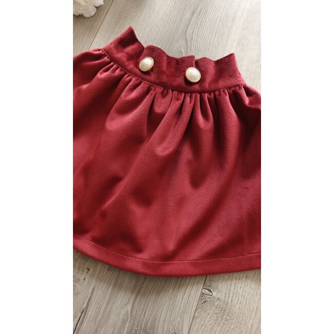 Be Chic Rokje Eliora rood
