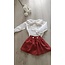 Be Chic Rokje Eliora rood