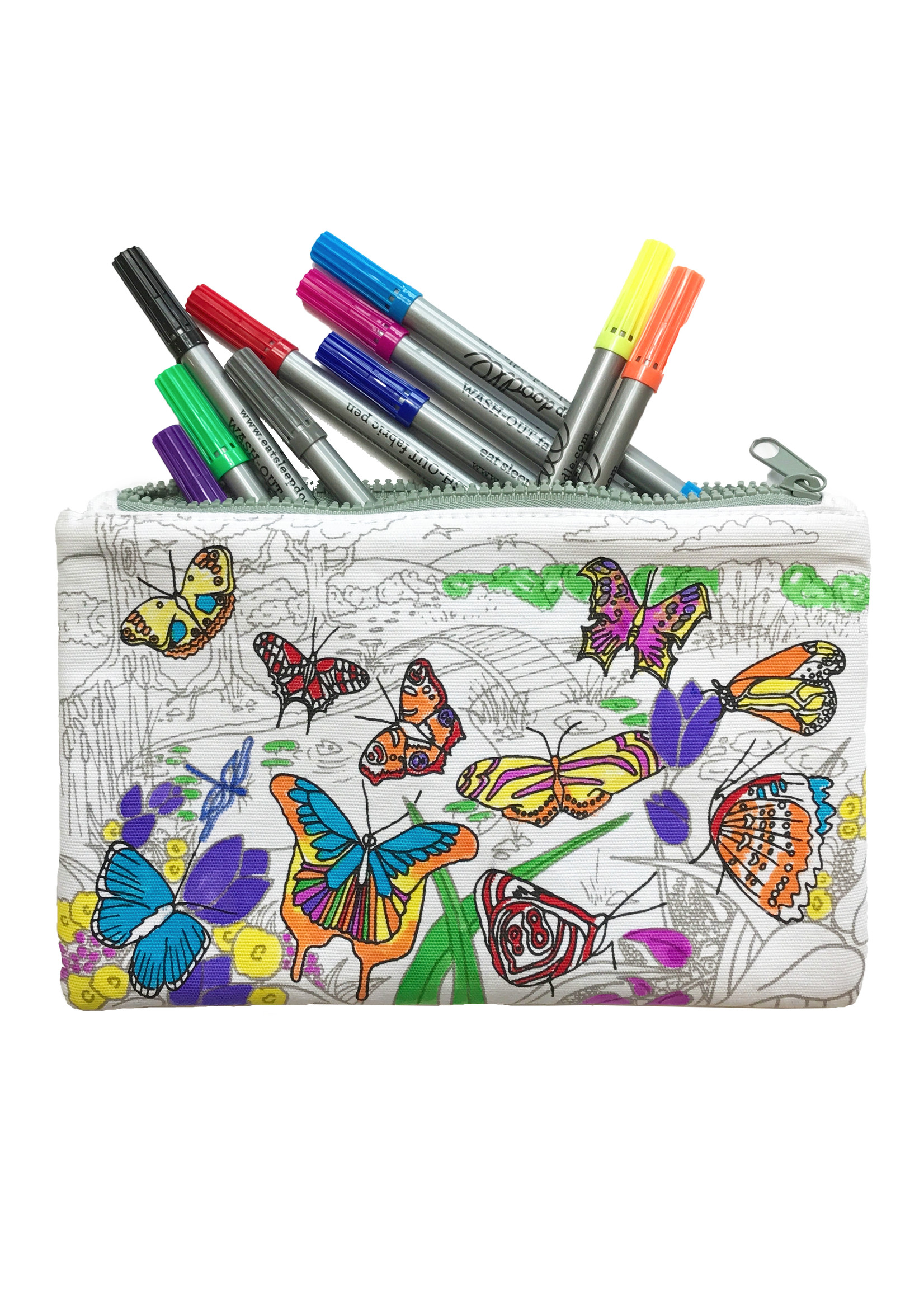 Eatsleepdoodle Etui Vlinder/Ruimte Eatsleepdoodle