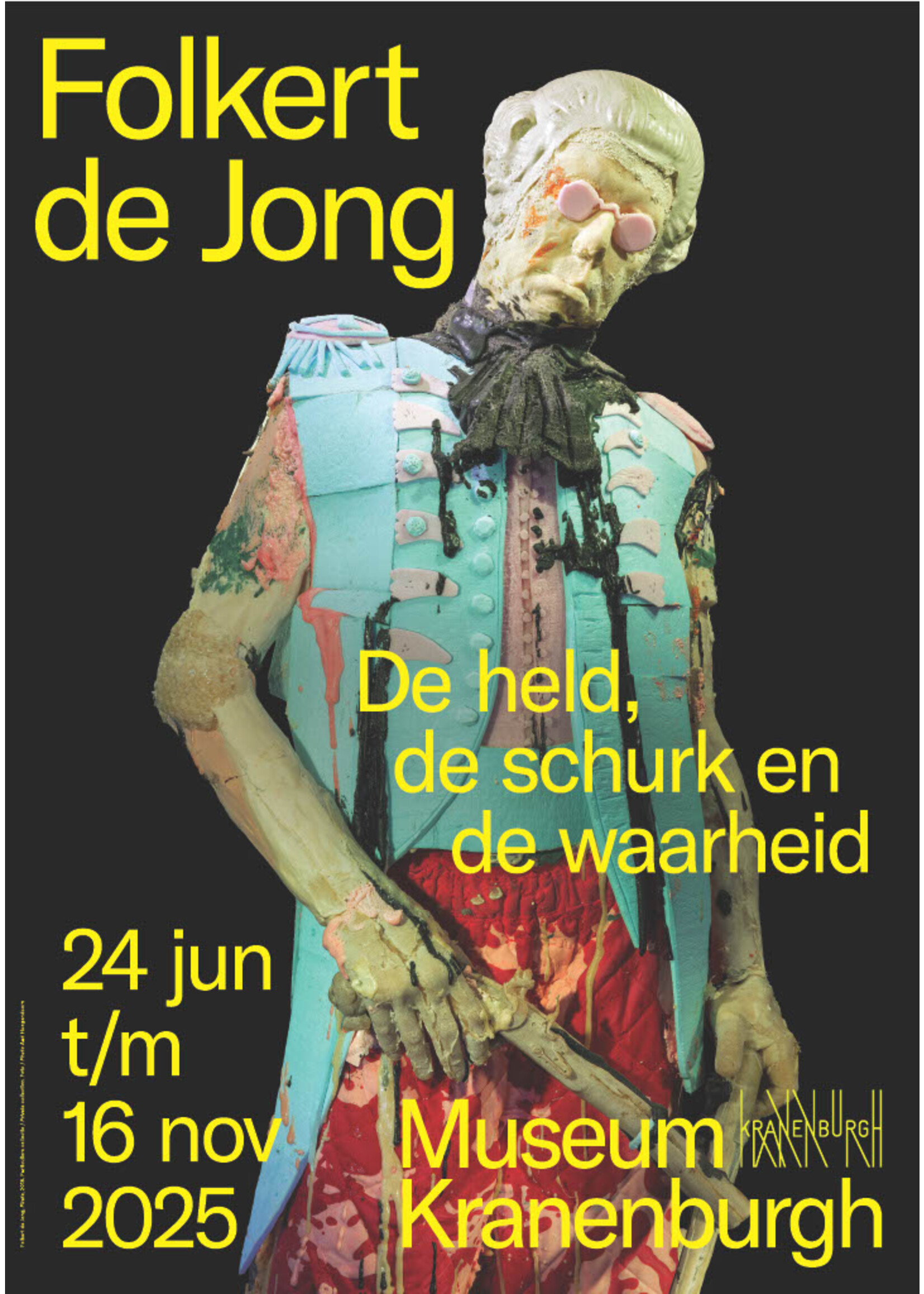 Poster Folkert de Jong – De held, de schurk en de waarheid A2