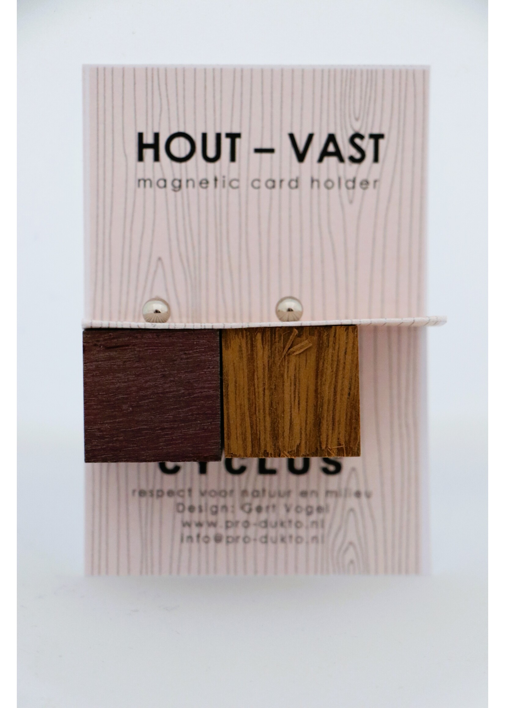 Pro-dukto Magnetische fotohouder Hout-vast