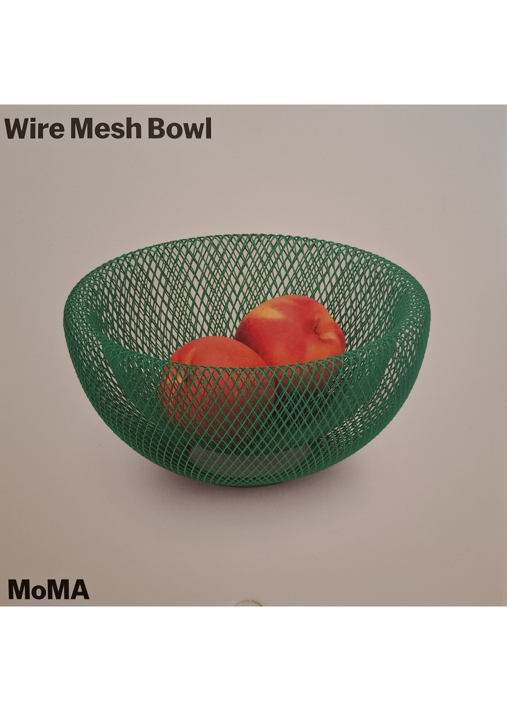 MoMa Moma-Wire Mesh Bowl green