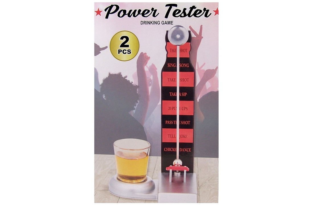 Power tester drinkspel