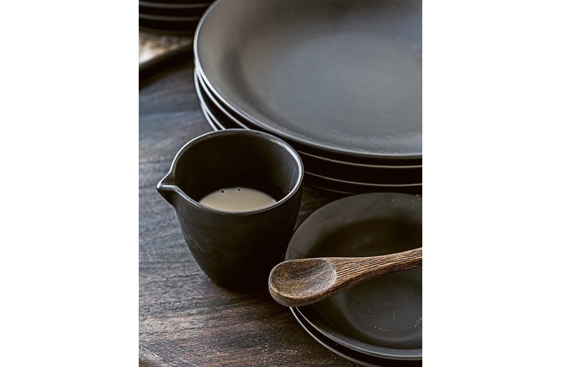 vtwonen suikerpot mat zwart 150 ml