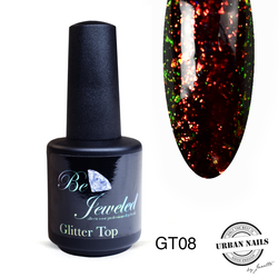 Glitter top gel 8