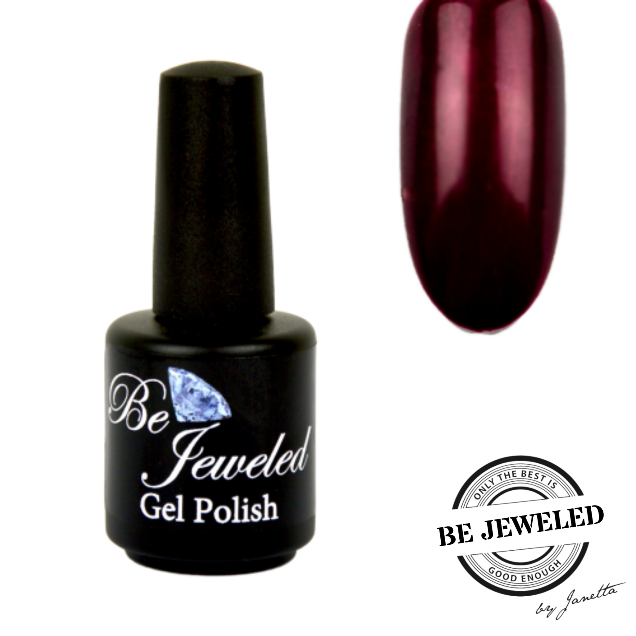 Be Jeweled distri choice 'Diana' Bordeaux Rood