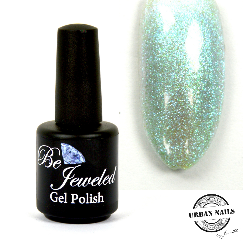 Be Jeweled Gelpolish 136 Aqua Glitter