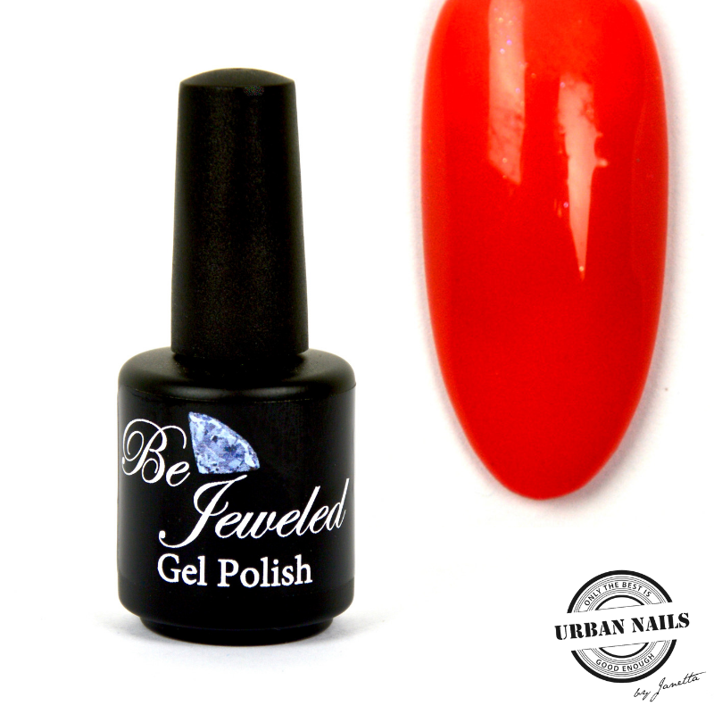 Be Jeweled Gelpolish 74 Neon Rood