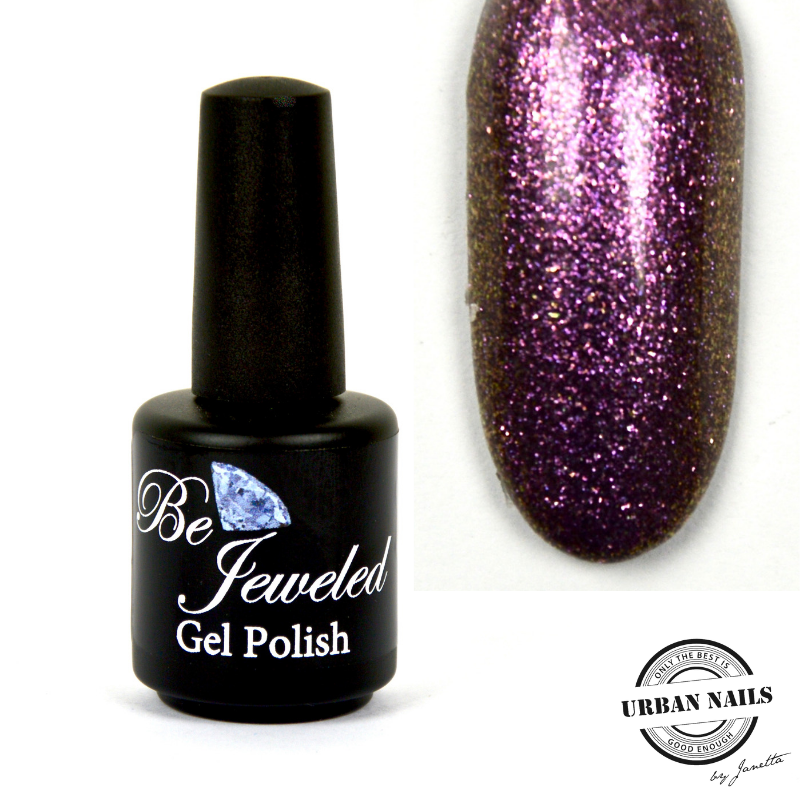 Be Jeweled Gelpolish 160 Paars Glitter