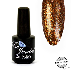 Be Jeweled Gelpolish 100 Roestbruin Glitter