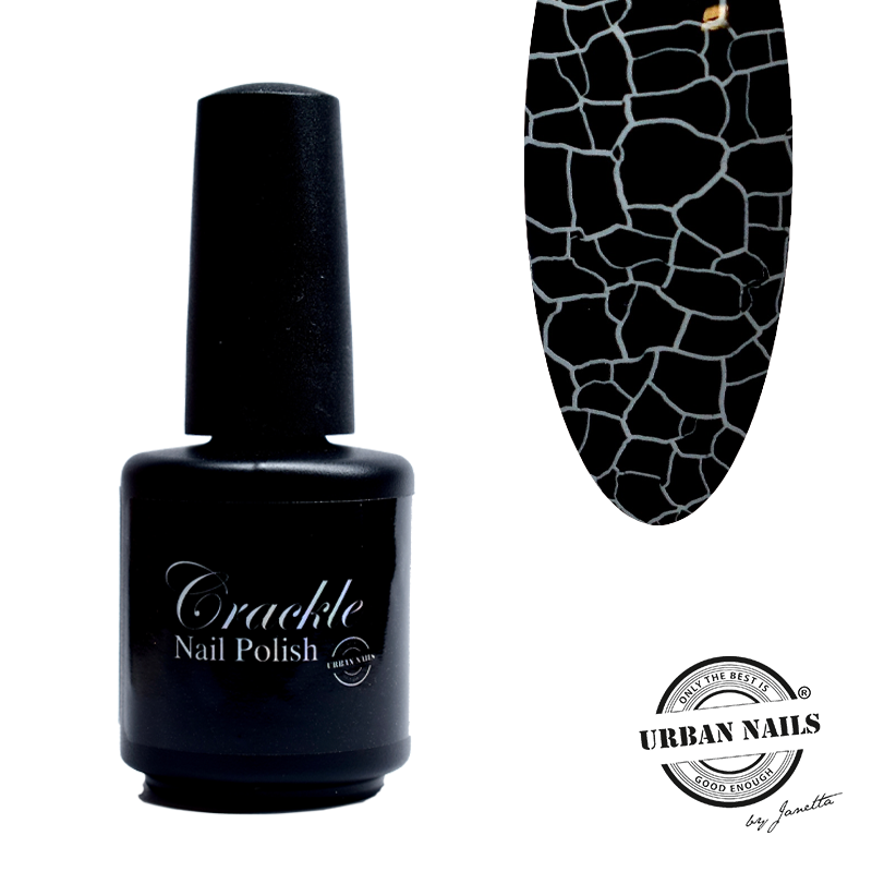 Crackle Nail Polish 02 Zwart