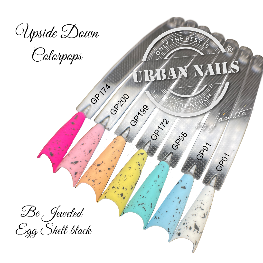 Be Jeweled Egg shell Gel Zwart